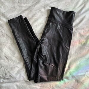 Spanx faux leather leggings